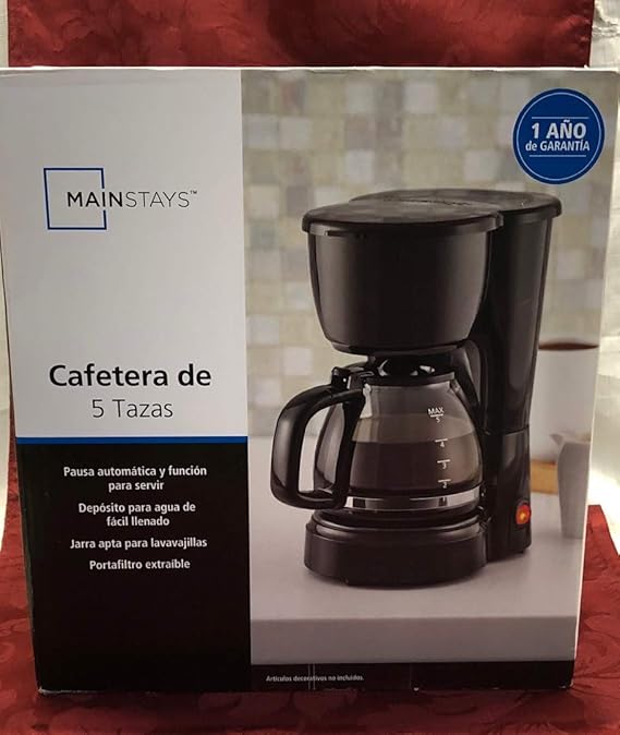 Black+Decker Cafetera Americana Modelo 5 Tazas en República Dominicana