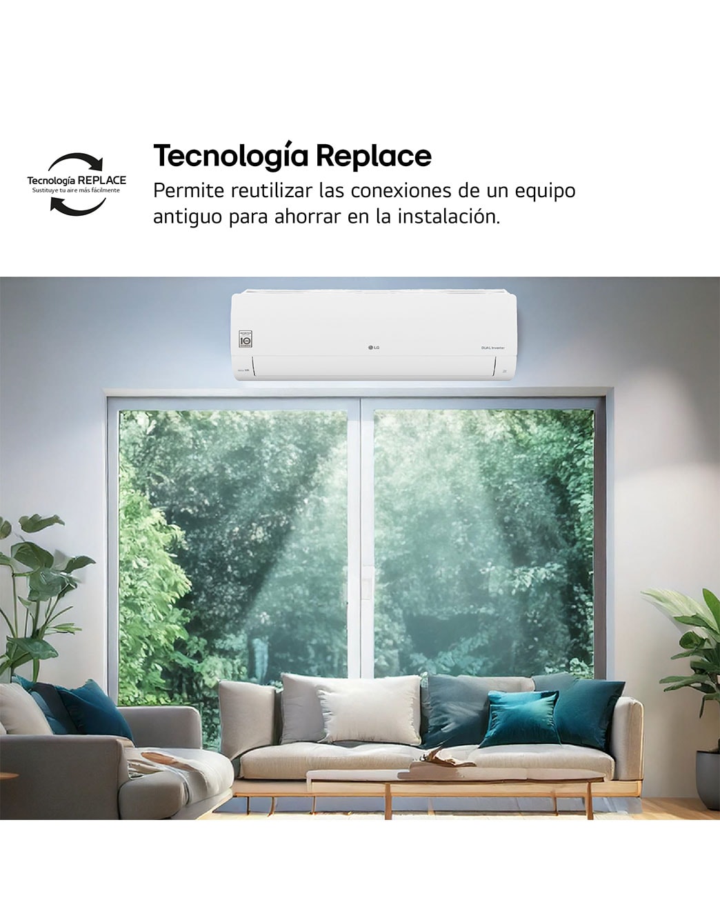 LG Aire Acondicionado y TV 43"