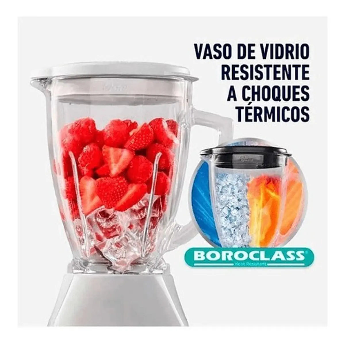 Licuadora Teczón vaso de cristal