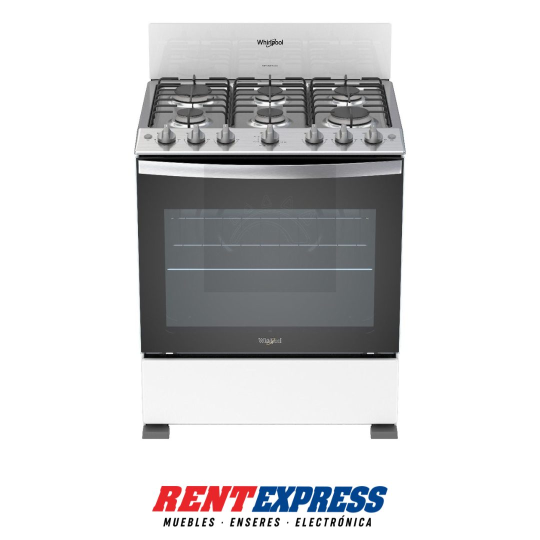 Estufa Whirlpool 30'' 6 Hornillas en República Dominicana