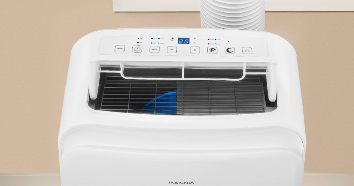 Aire acondicionado portátil Insignia modelo básico en República Dominicana