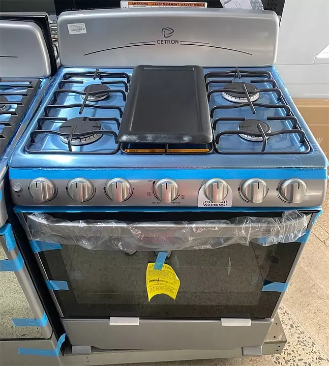 Cetron estufa 30" acero inoxidable