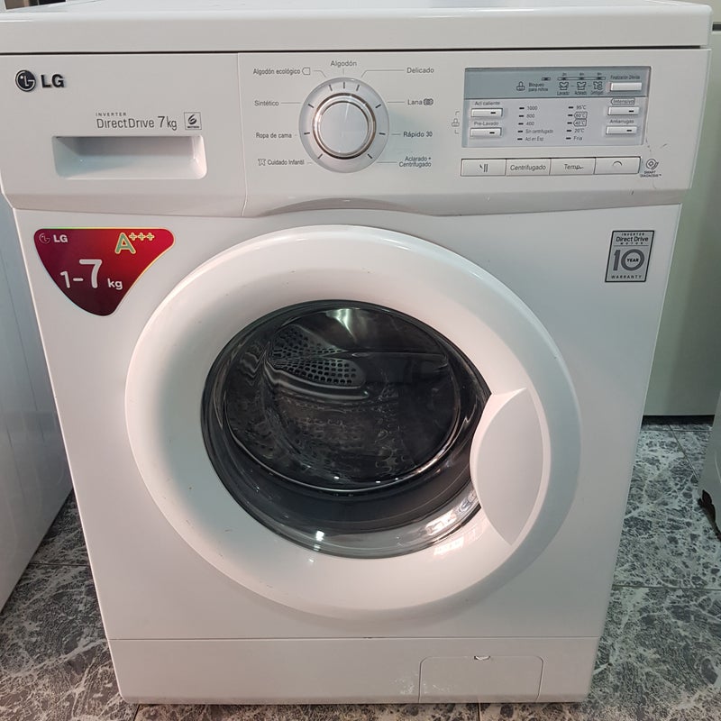 Lavadora LG Modelo X120 para imagen en República Dominicana