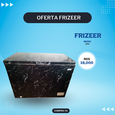 Vendo Freezer Marca Vendo Modelo Básico en República Dominicana