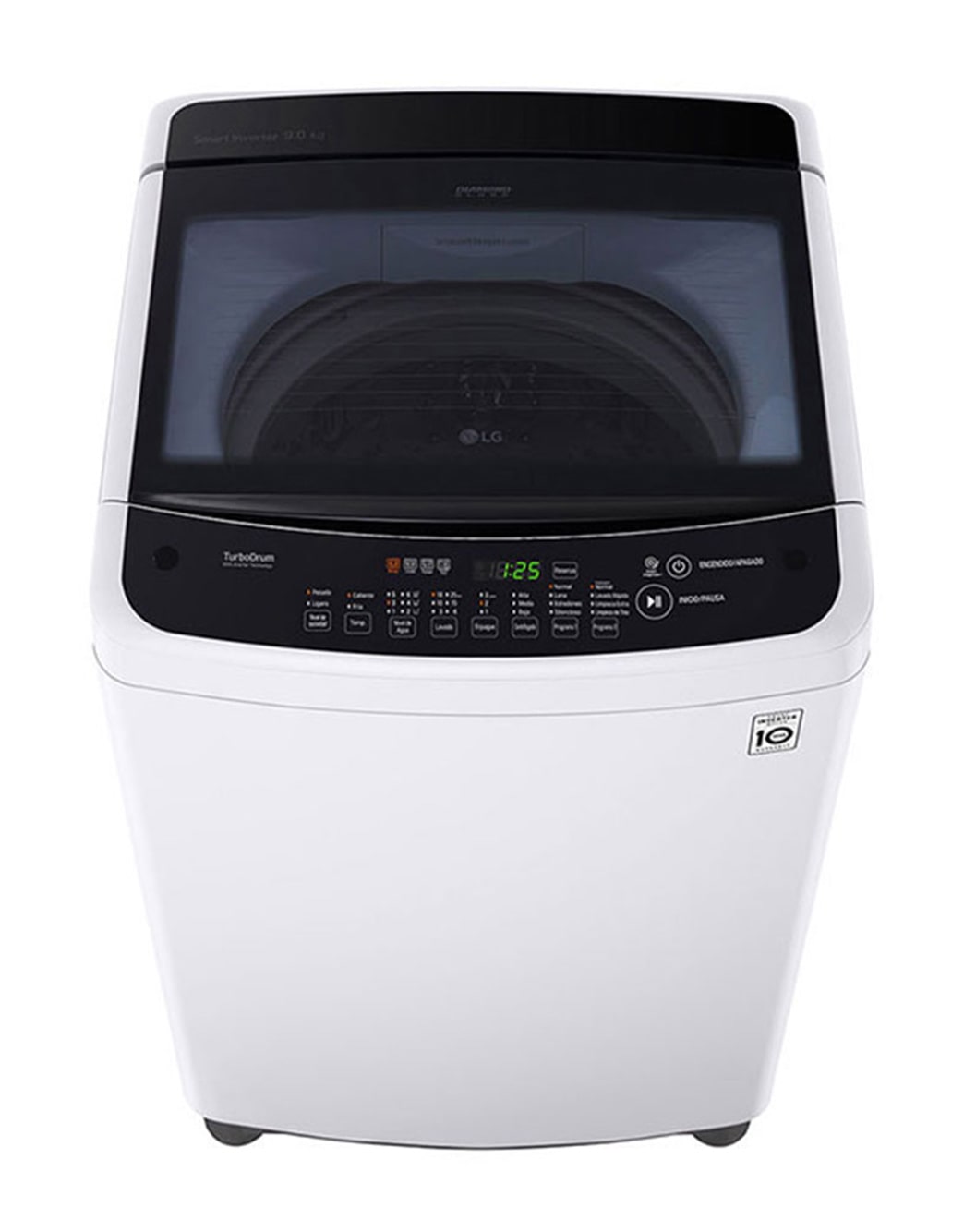 Lavadora automática LG Inverter 17 kg en República Dominicana