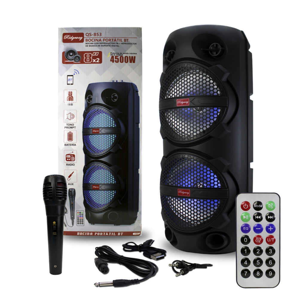Bocina Bluetooth Bocina con Micrófono y Radio BOCINA en República Dominicana