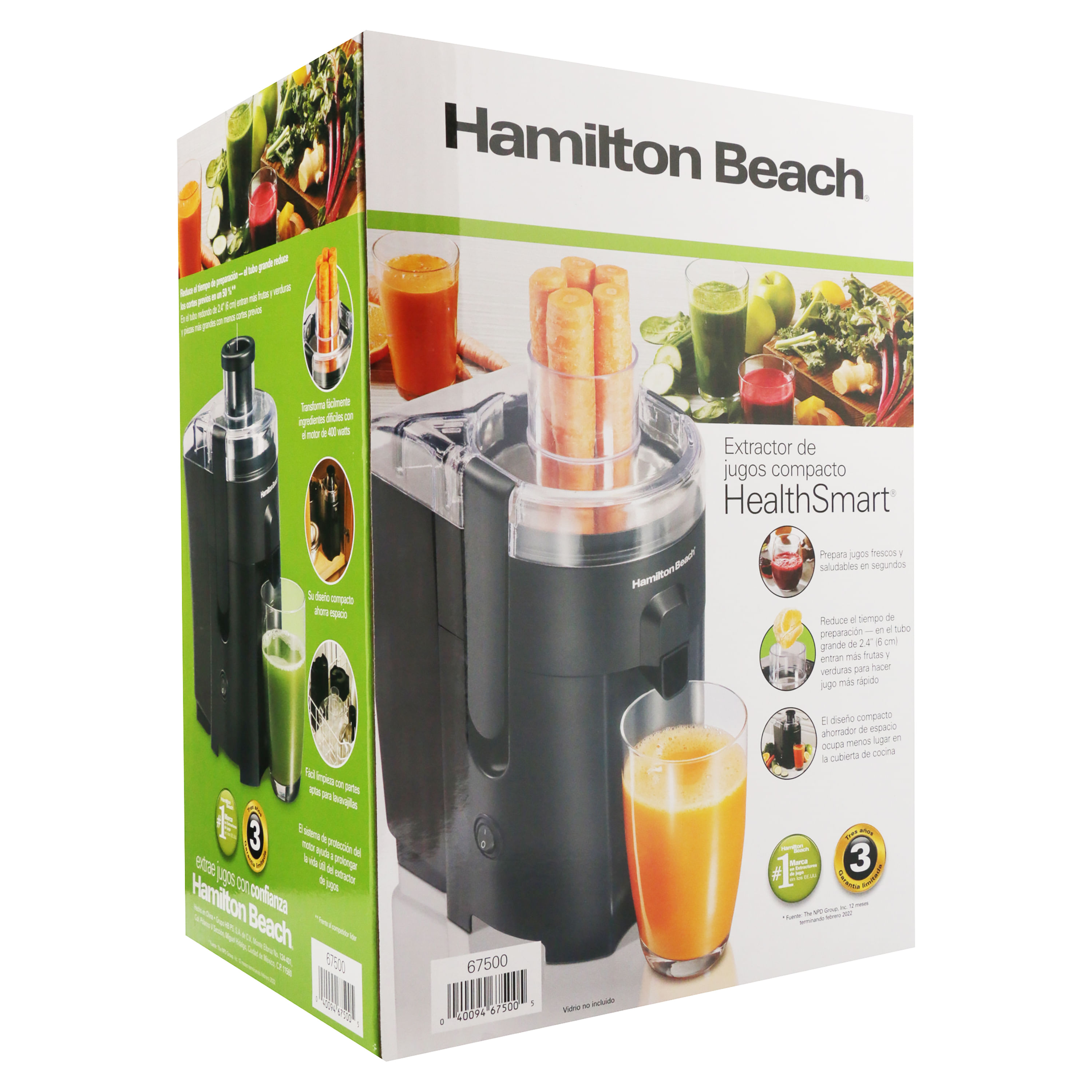 Hamilton Beach Extractor de Jugo en República Dominicana