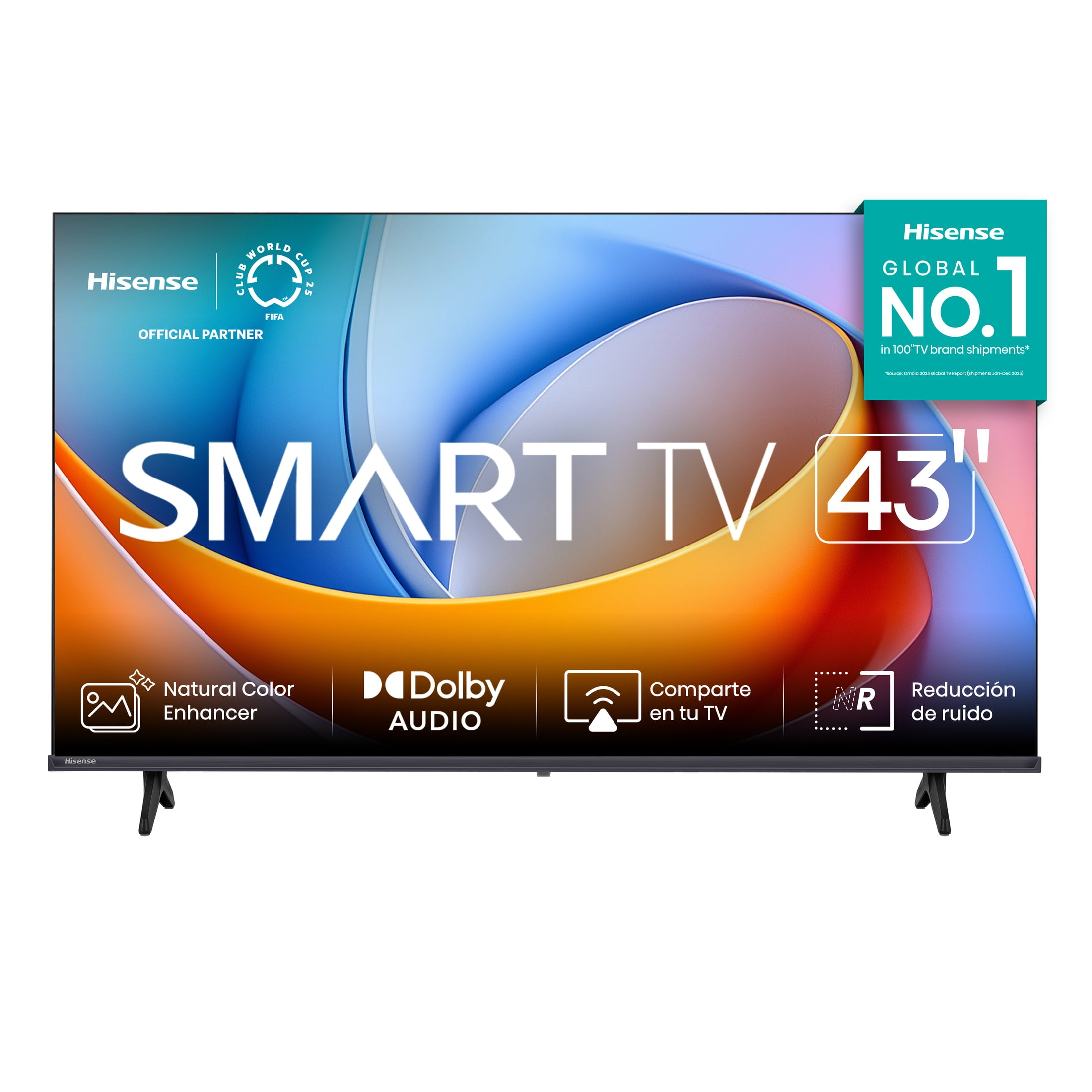 Hisense televisor LED 43 pulgadas modelo estándar en República Dominicana