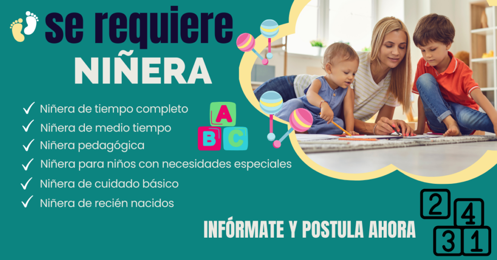 Empleo niñera sábado a lunes