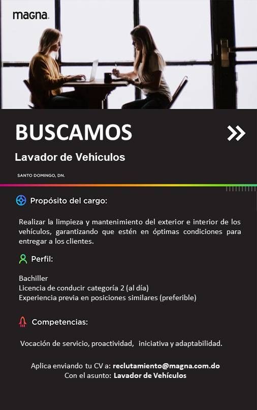 Lavador de Vehículos Santo Domingo
