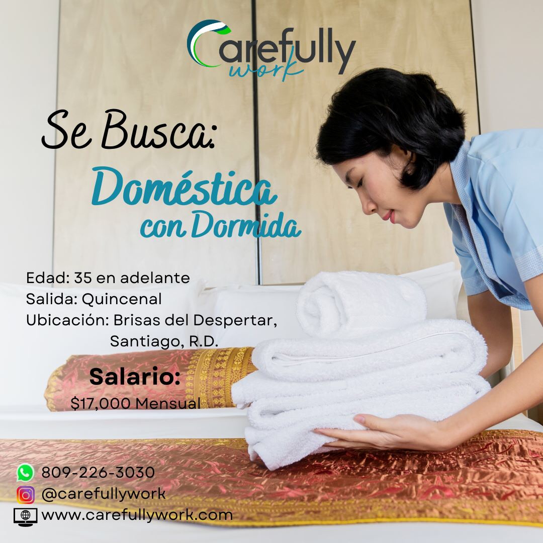 Servicio doméstico con alojamiento