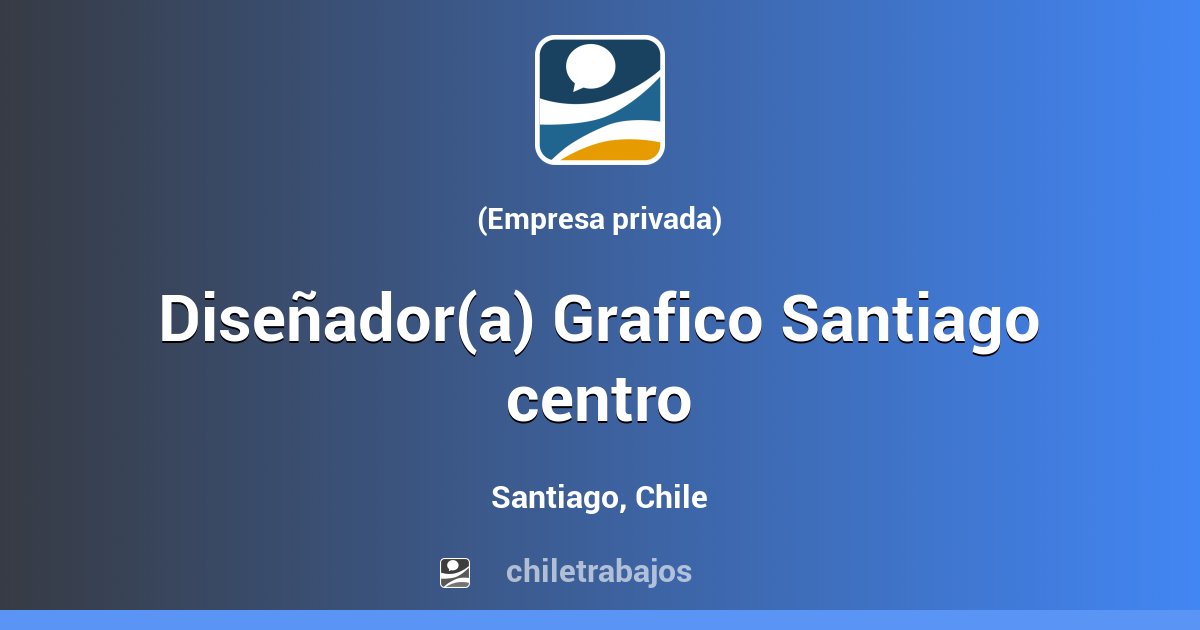 Diseñador Gráfico Santiago Profesional