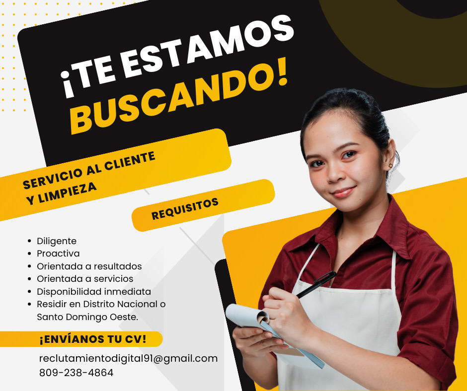 servicio al cliente conserje doméstica