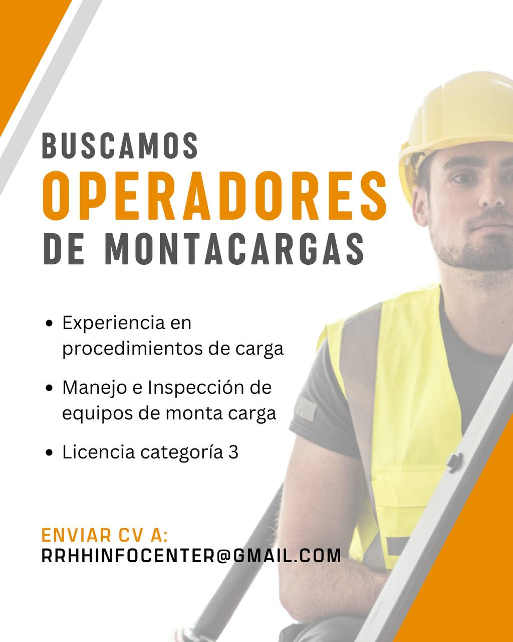 Operador Montacargas Certificado Combustión