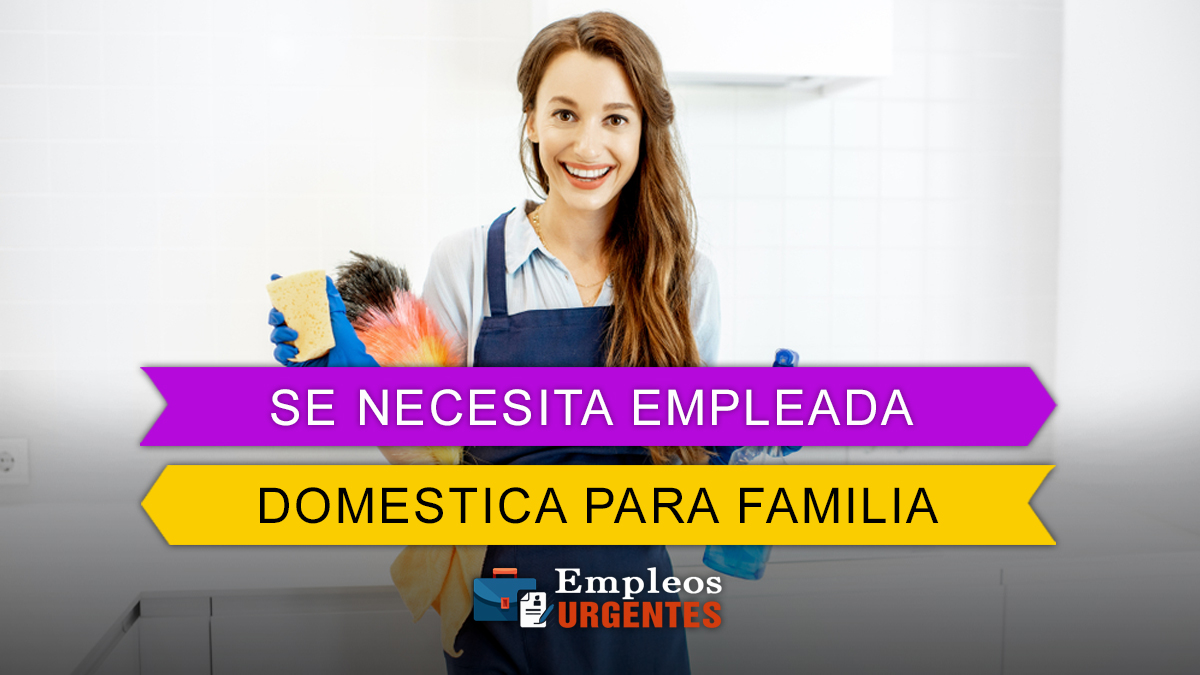 Solicitud de empleada doméstica semanal