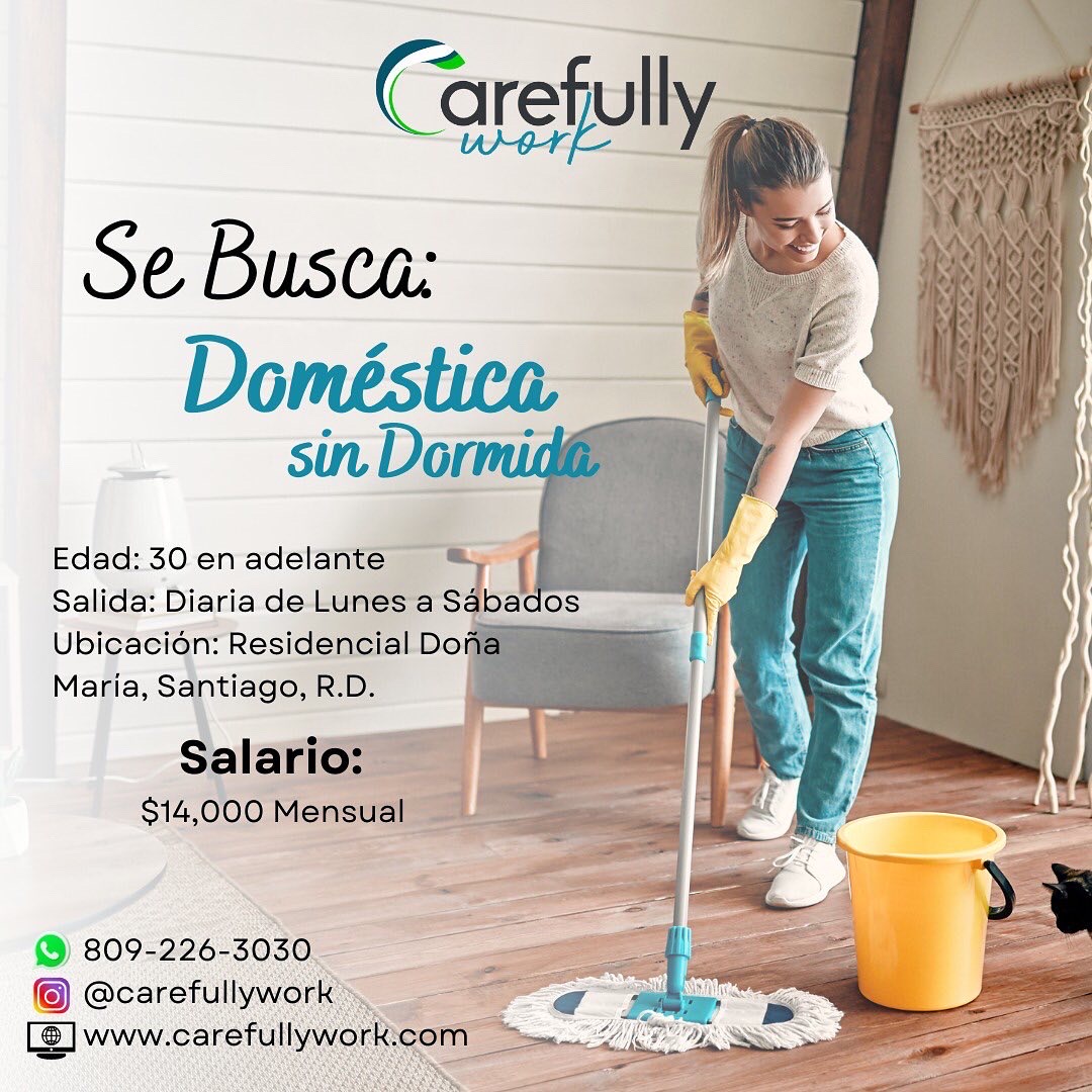Empleada Doméstica en Santiago