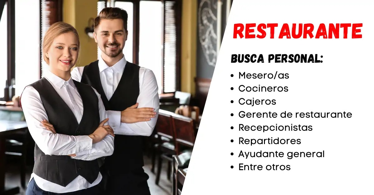 Empleo en Café Restaurante - Oportunidad