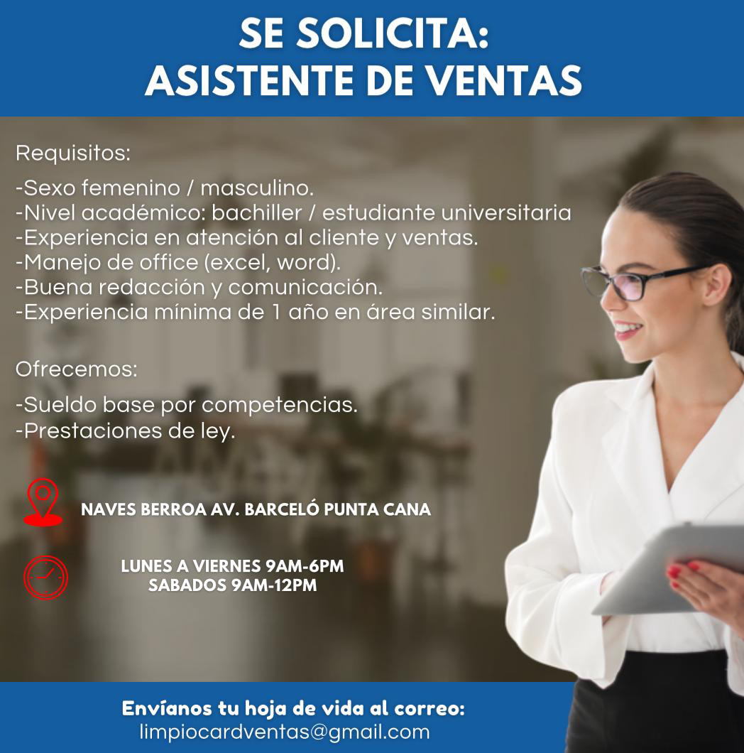 Oportunidades Laborales Ventas Chofer Auxiliar