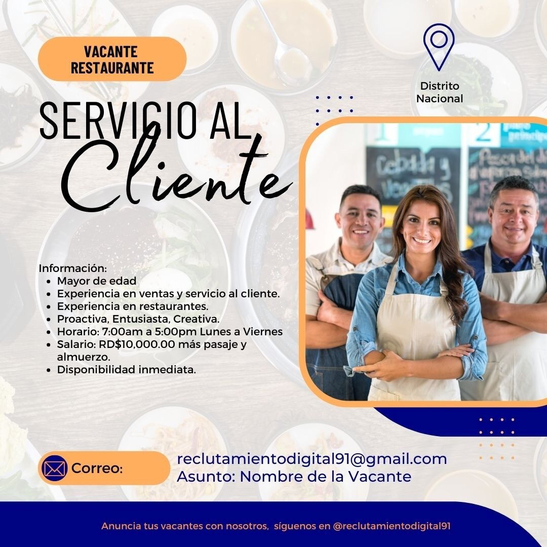 Busco Empleo Atención al Cliente y Ventas
