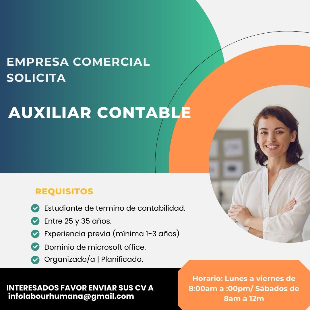 Auxiliar Contable Experto en Registros