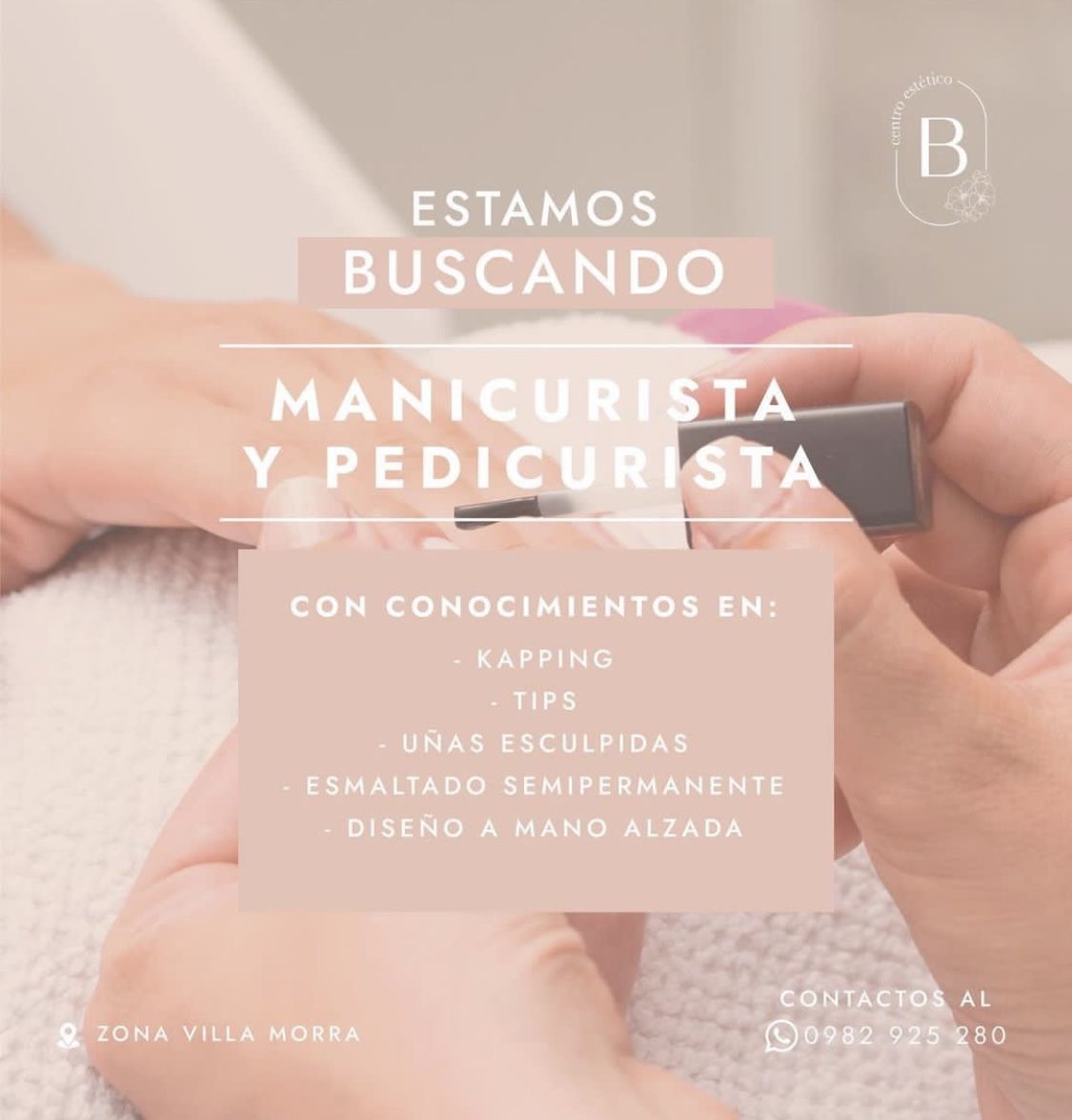 Empleo para manicurista profesional