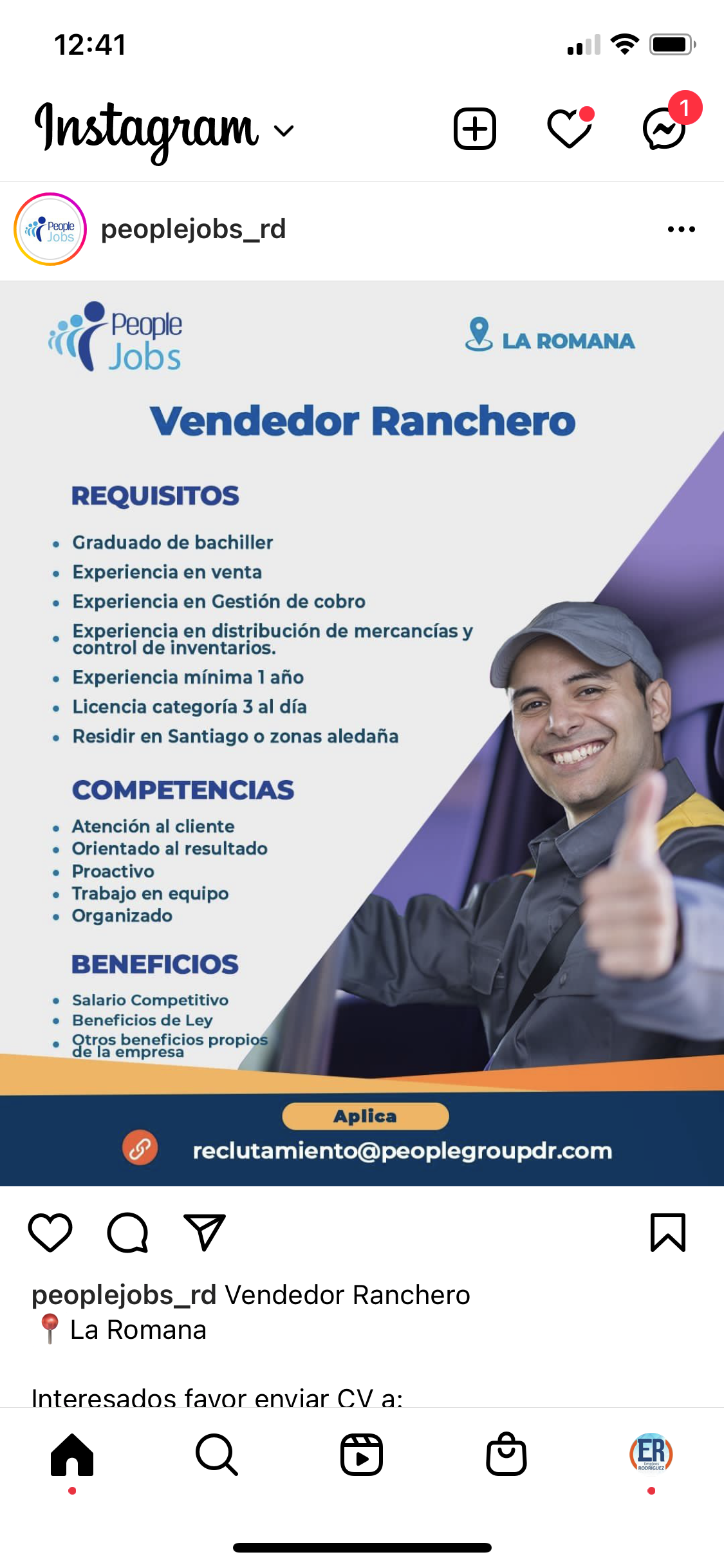 Vendedor Ranchero Puerta a Puerta