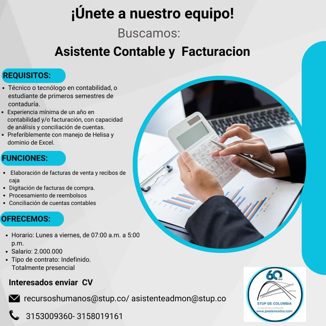 Asistente Contable Técnico o Estudiante