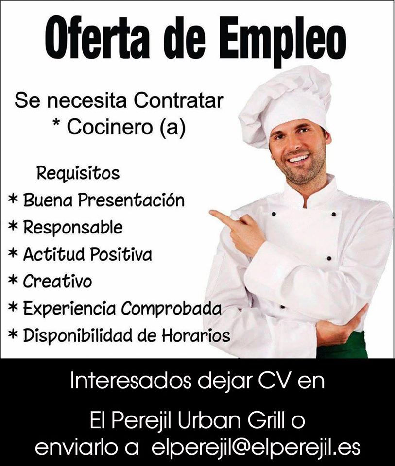 Chef o Cocinero Profesional con Experiencia