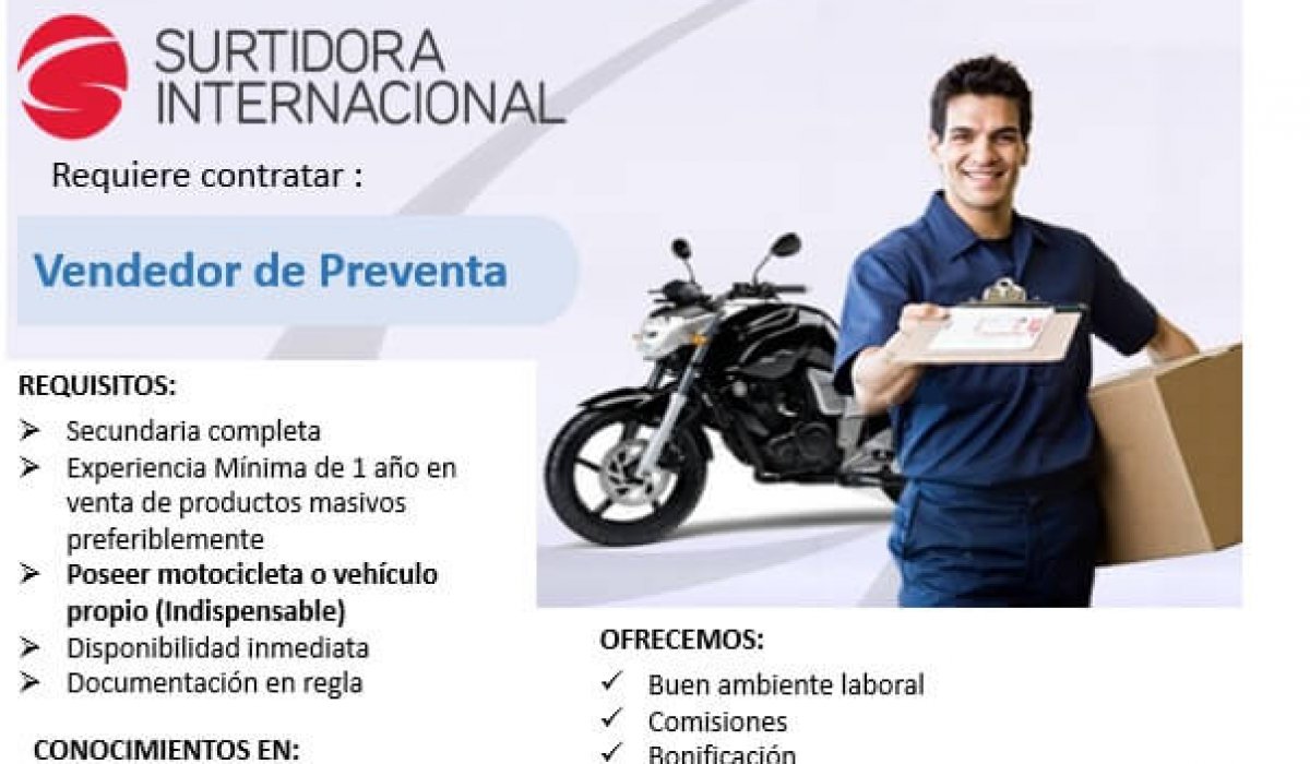 Vendedor Preventa Profesional