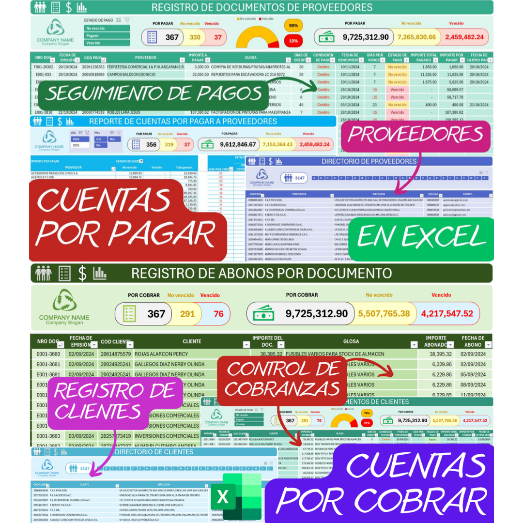 Auxiliar BPO Cuentas por Pagar y Cobrar