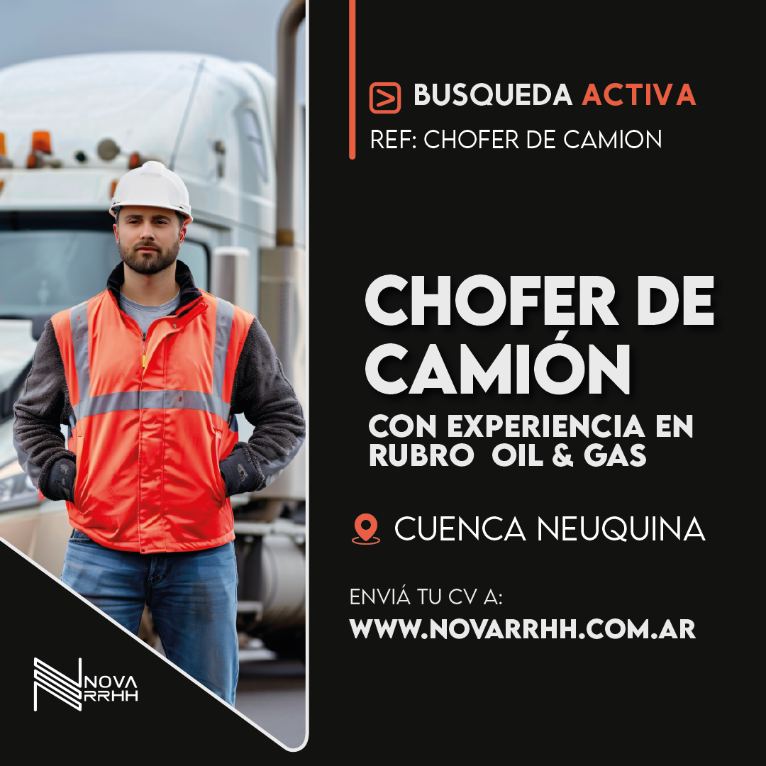 Oferta Empleo Chofer Camión Categoría 3