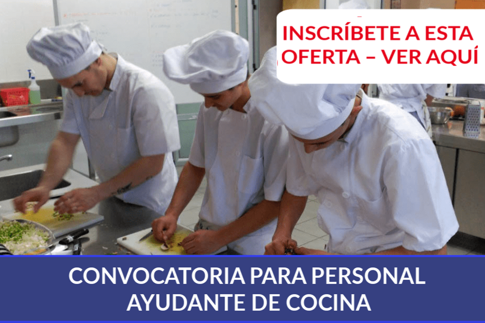 Ayudante Cocina Temporal Básico