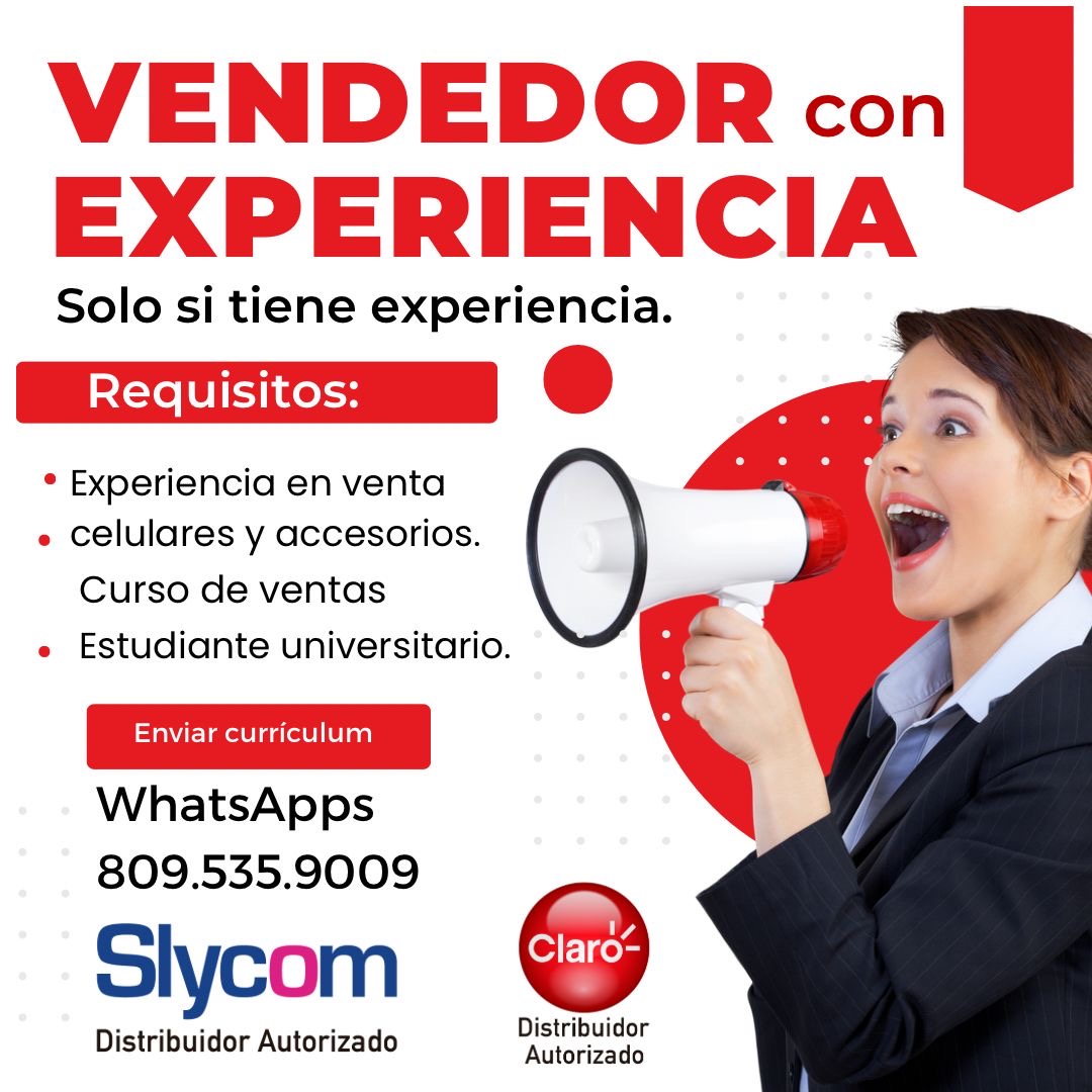 Empleada para ventas en línea con experiencia