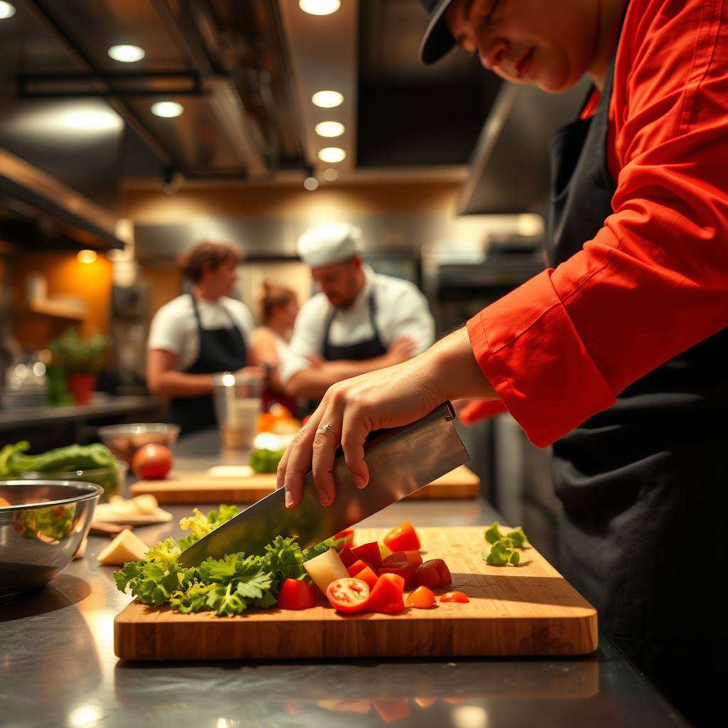 Cocinero Encargado de Cocina Profesional