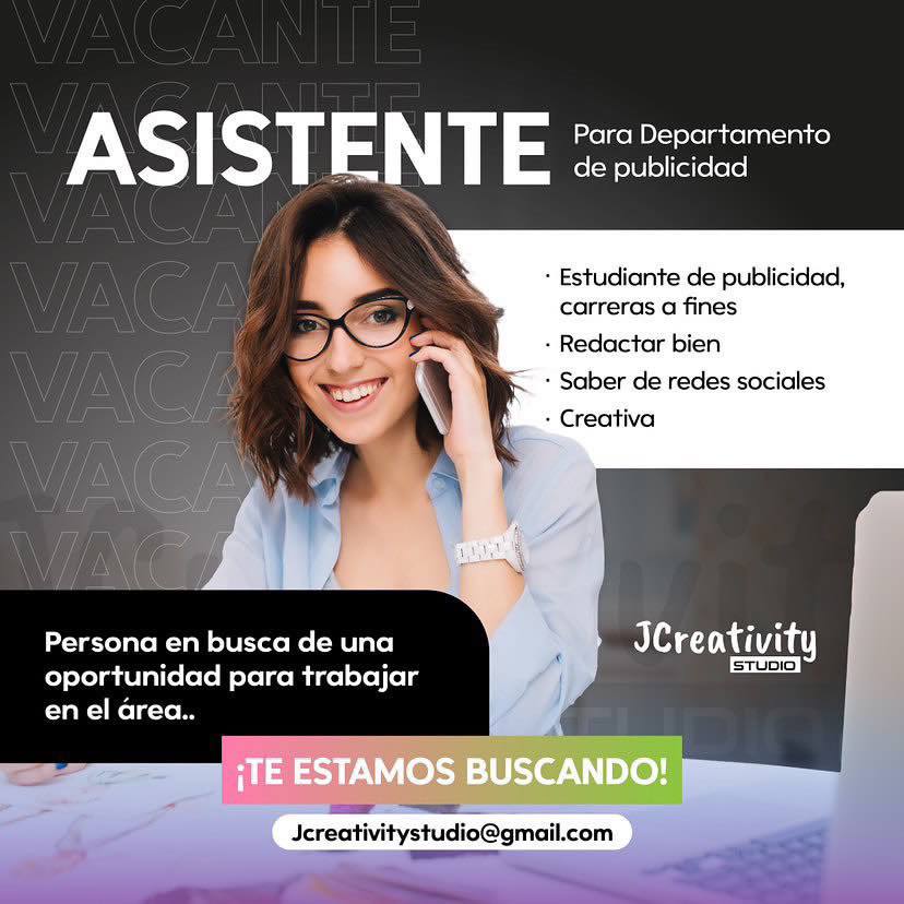 Agencia Publicidad Asistente Administrativo Diseño Gráfico