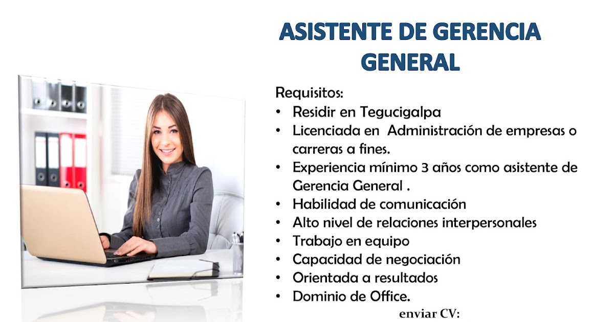Asistente Administrativo Gerencia General