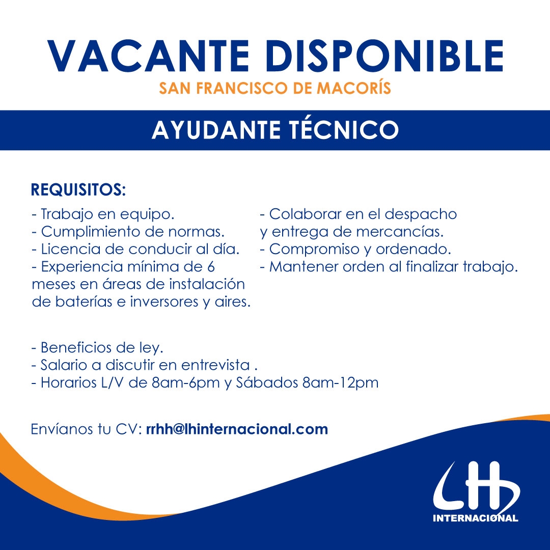 Licencia para Ayudante Técnico Santiago