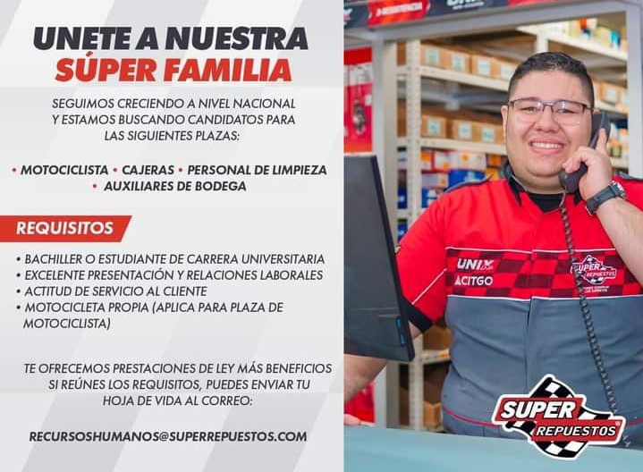 Repuestos Herrera Supervisora Contabilidad Administración