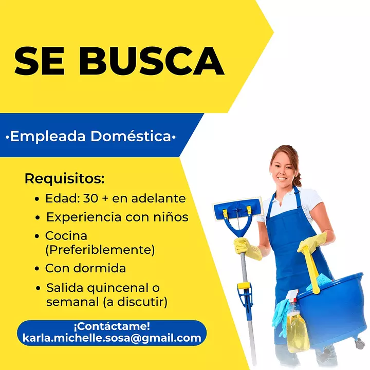 Servicio Doméstico Milagros Experta