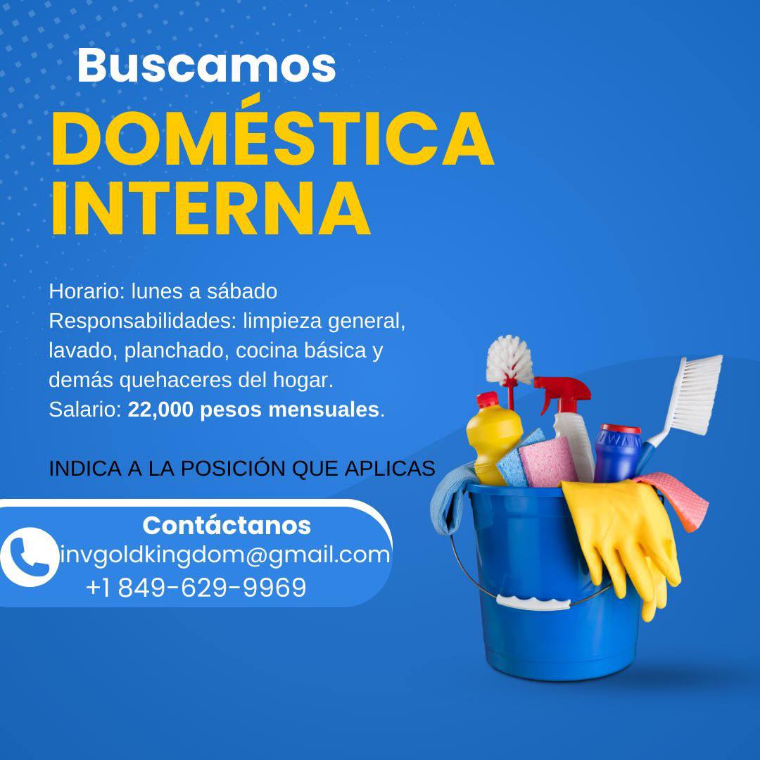 Empleo doméstica tiempo parcial