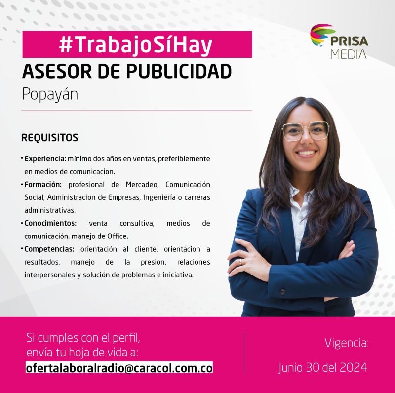 Publicista Experto para Campañas de Imagen