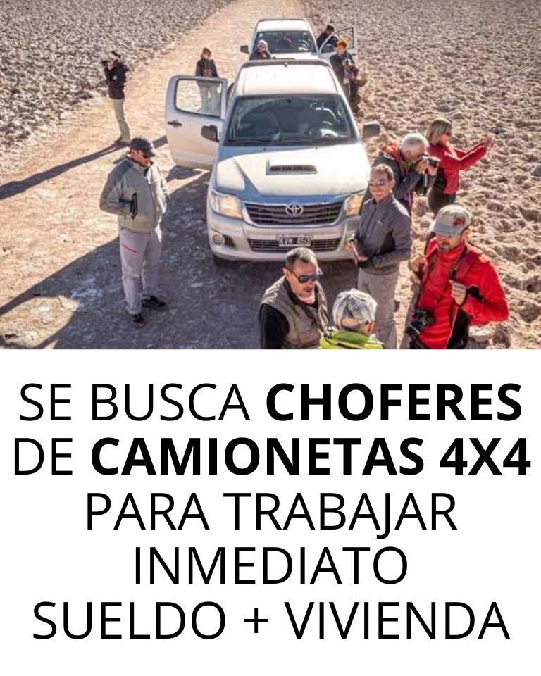 Chofer para vehículo 4x4 en Colonia D