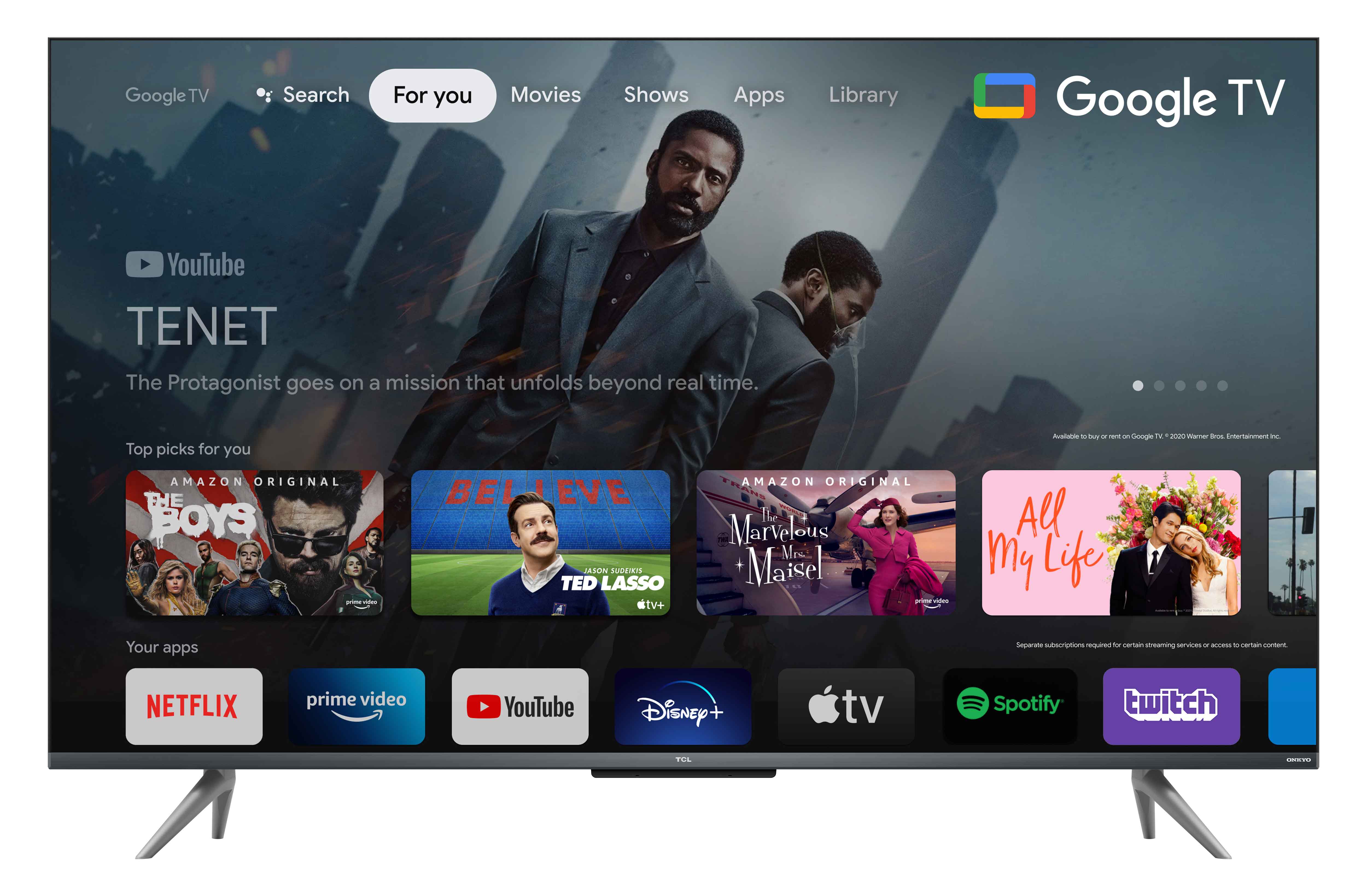 TCL Google TV 43" QLED Smart TV en República Dominicana