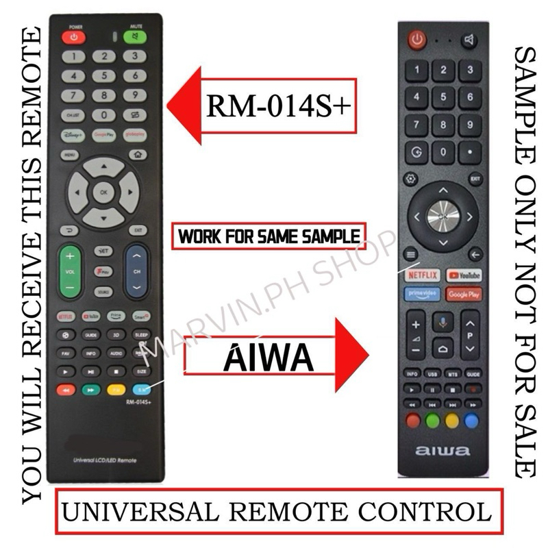 Control Remoto Universal AIWA para TV en República Dominicana