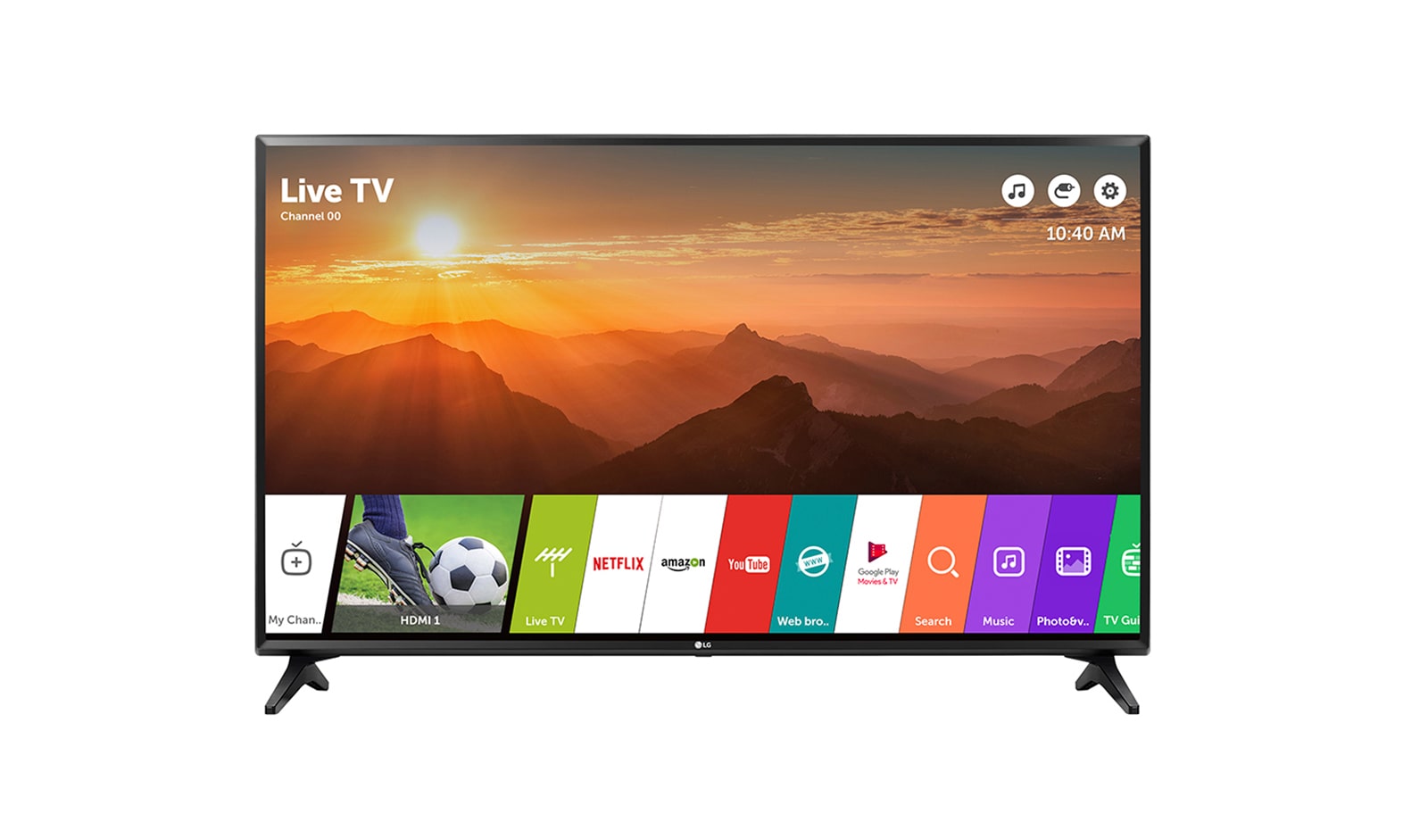 Televisor LG 43" LED modelo estándar en República Dominicana