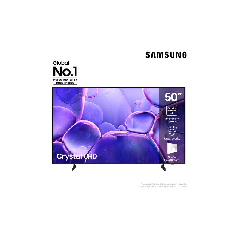 Samsung Smart TV Crystal U8000 50" 2025