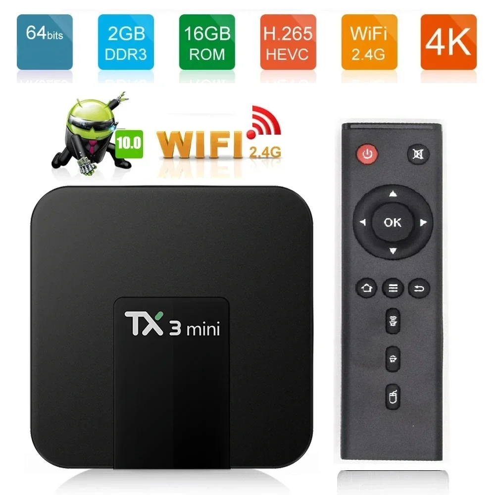 Zidoo TX3 Mini TV BOX Smart Android en República Dominicana