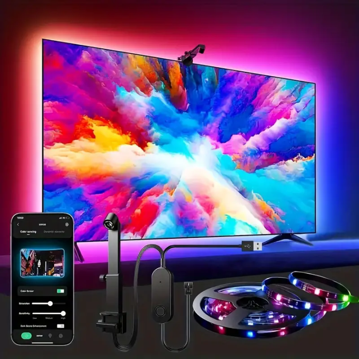 Tira LED RGB para TV Marca Modelo en República Dominicana