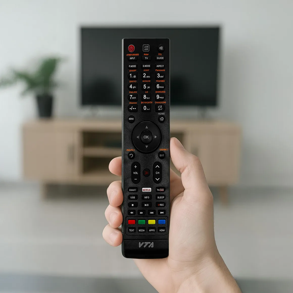 AVTC V2020 Control Remoto Universal TV Smart en República Dominicana