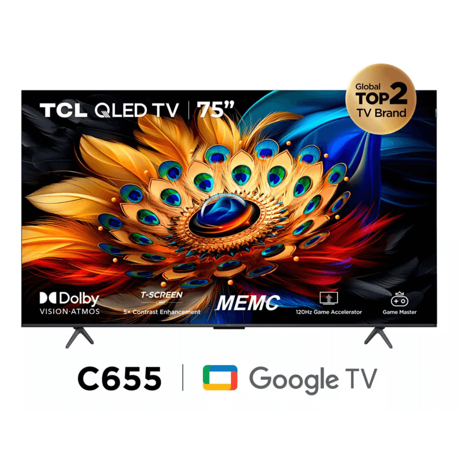 TCL Smart TV 75" QLED 4K UHD Google TV en República Dominicana